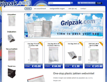 Tablet Screenshot of gripzak.com
